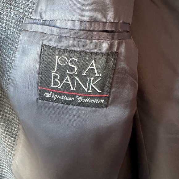 Jos. A. Bank Signature Collection NWT wool houndstooth suit jacket 48R - Picture 2 of 5